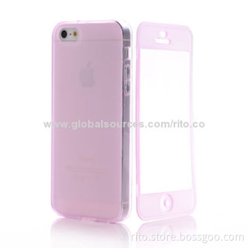 New TPU Cover Case with Screen Cover for iPhone 5/5s